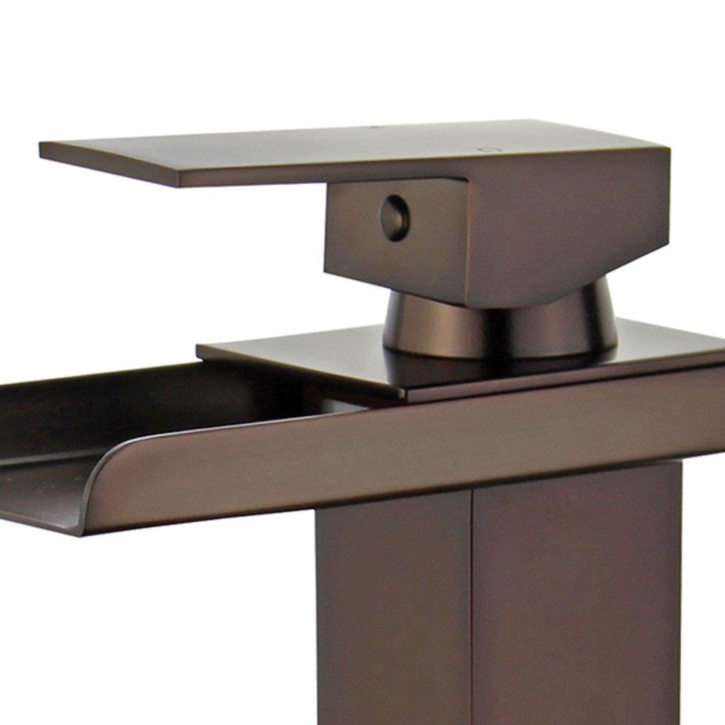 Pampalona Single Handle Bathroom Vanity Faucet in Oil Rubbed Bronze Finish with Overflow