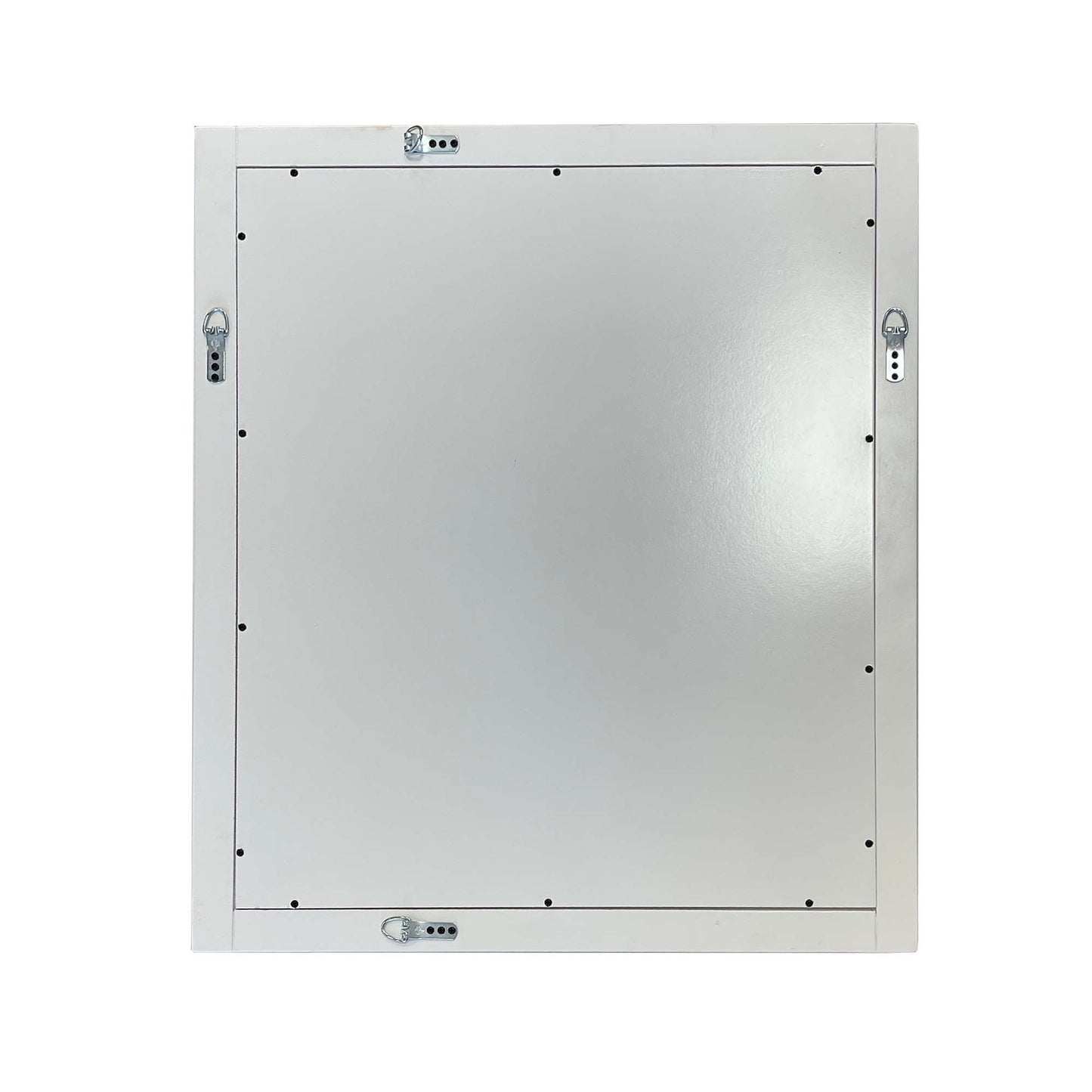 24 in. Wood Frame Mirror in Glacier Ash Finish