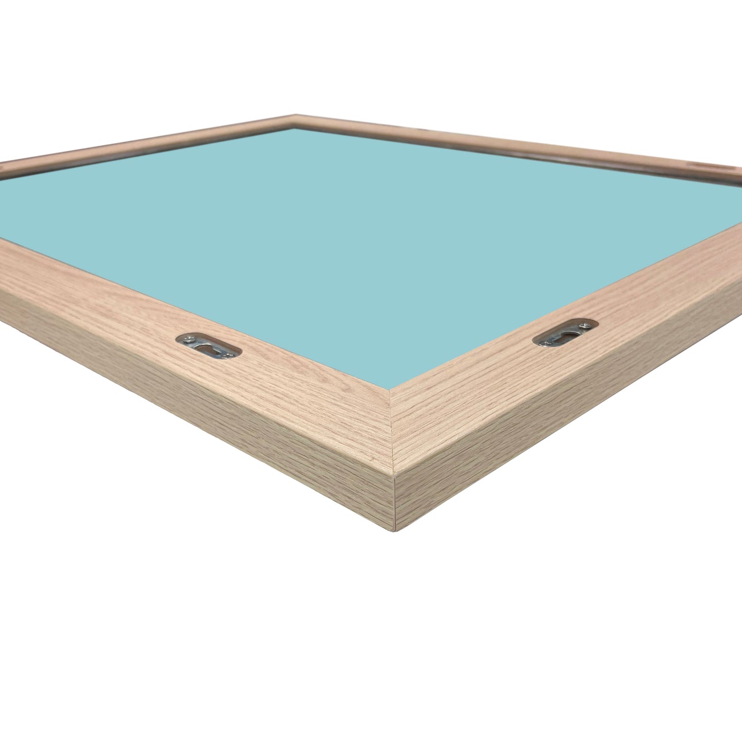 24 in. Rectangle Framed Mirror in Neutral Finish