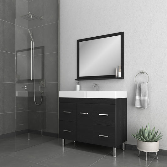 Ripley 42 inch Modern Bathroom Vanity Black