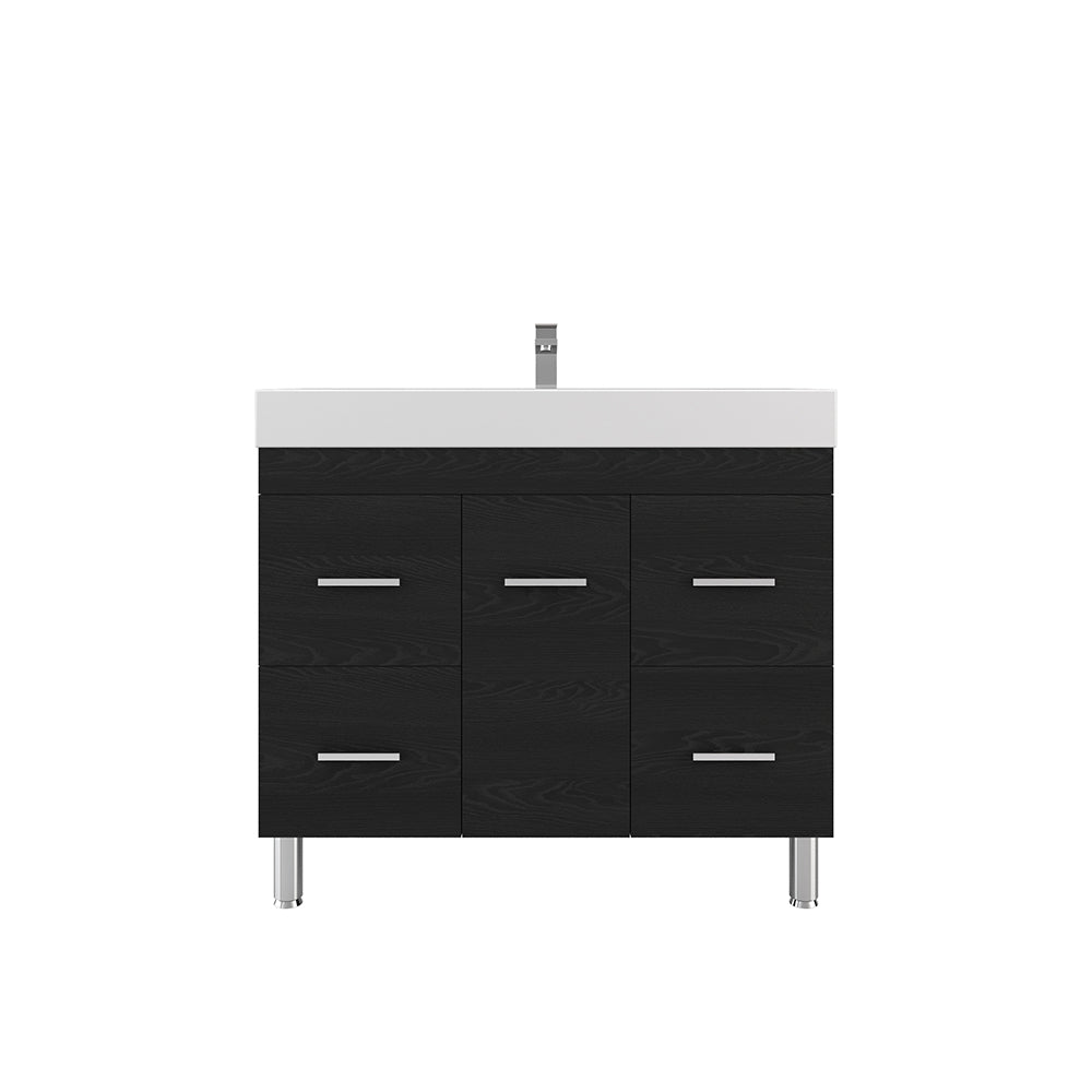 Ripley 42 inch Modern Bathroom Vanity Black