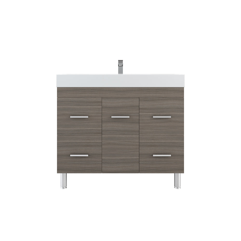 Ripley 42 inch Modern Bathroom Vanity Gray