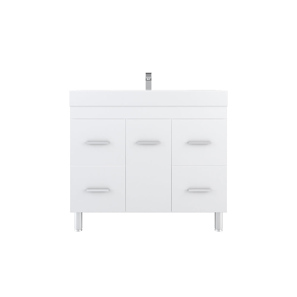 Ripley 42 inch Modern Bathroom Vanity White