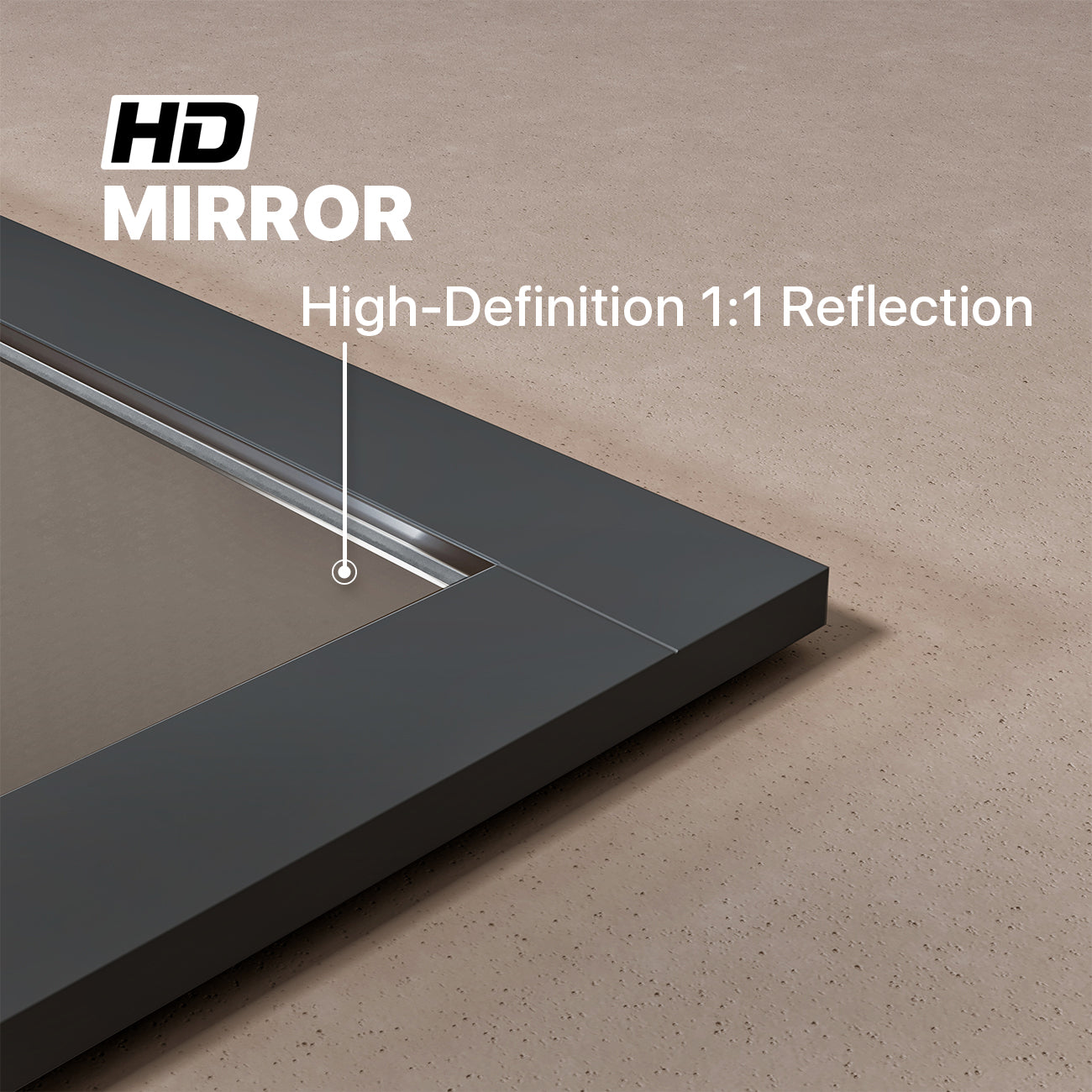 Aberdeen 24"W x 30"H Rectangular Mirror with Espresso Wooden Frame