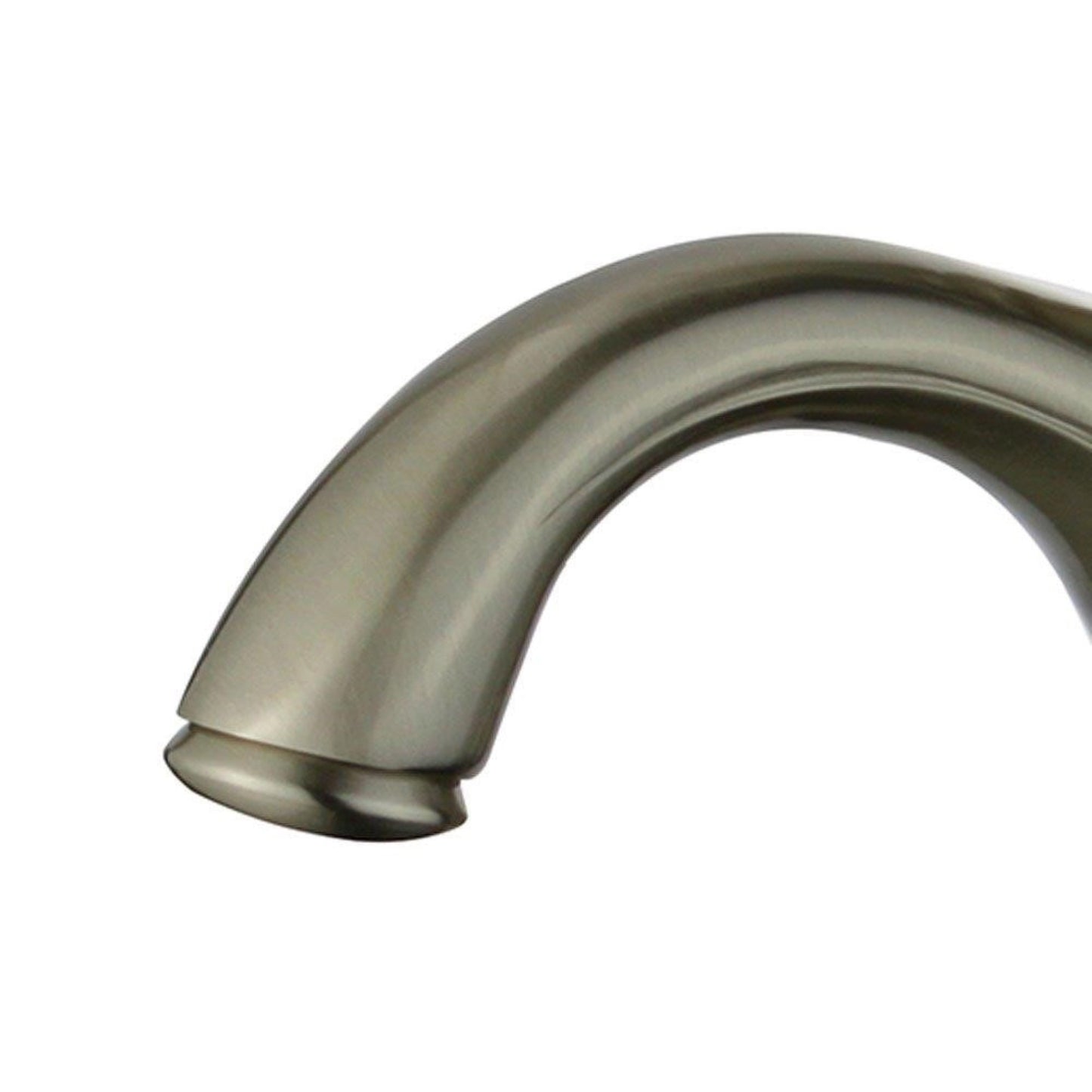 Barcelona Single Hole Single Handle Bathroom Faucet with Overflow Drain in Brushed Nickel