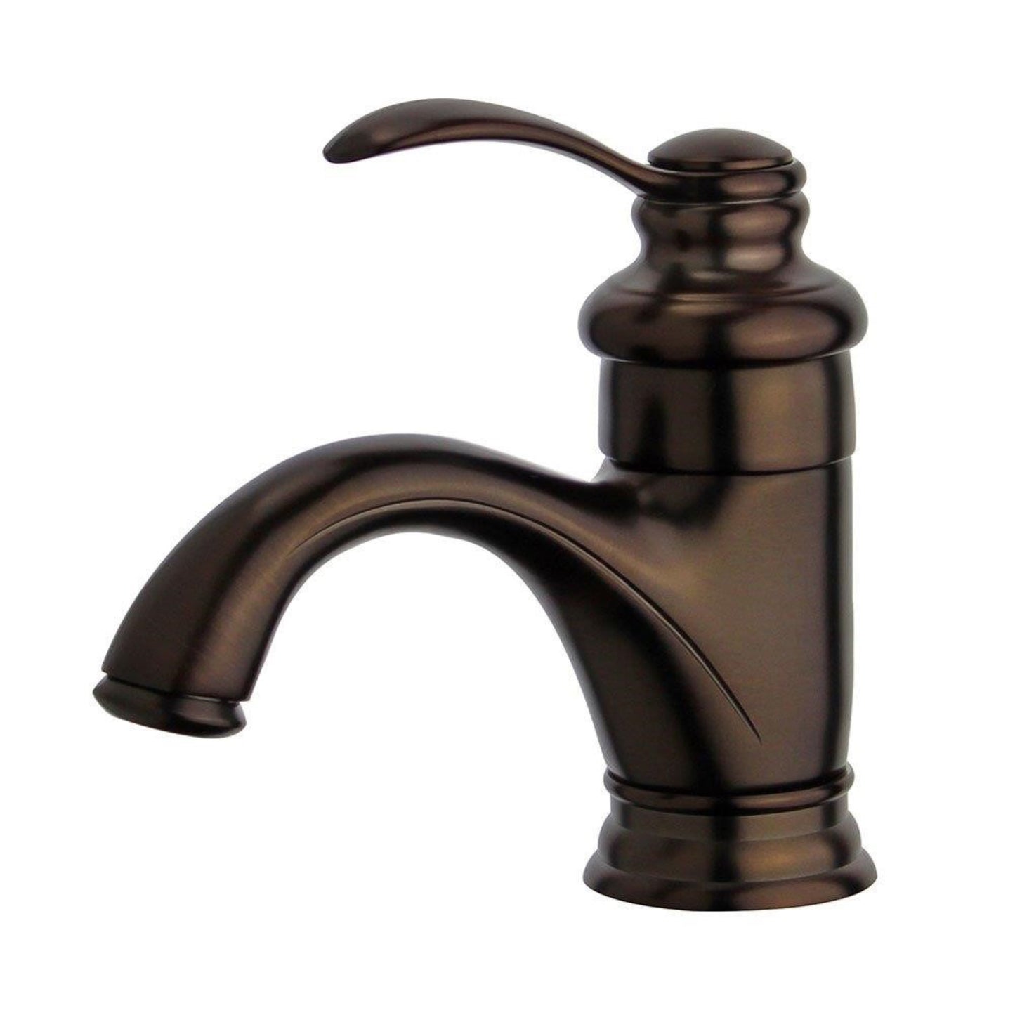 Barcelona Single Handle Bathroom Vanity Faucet in Oil Rubbed Bronze Finish with Overflow