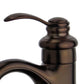 Barcelona Single Handle Bathroom Vanity Faucet in Oil Rubbed Bronze Finish with Overflow