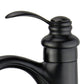 Madrid Single Handle Bathroom Vanity Faucet in Black Finish with Overflow