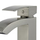 Cordoba Single Handle Bathroom Vanity Faucet in Brushed Nickel Finish with Overflow