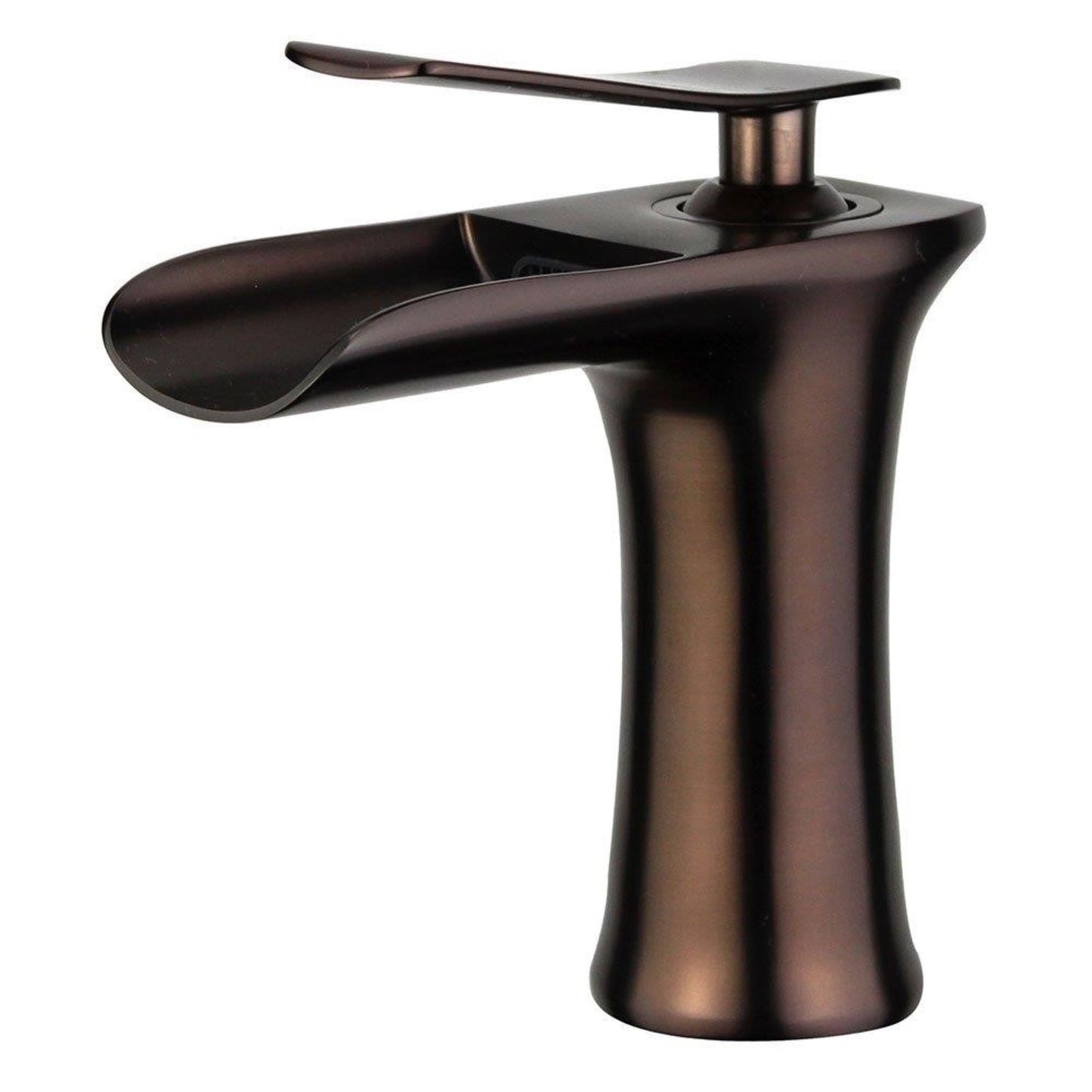 Logrono Single Handle Bathroom Vanity Faucet in Oil Rubbed Bronze Finish with Overflow