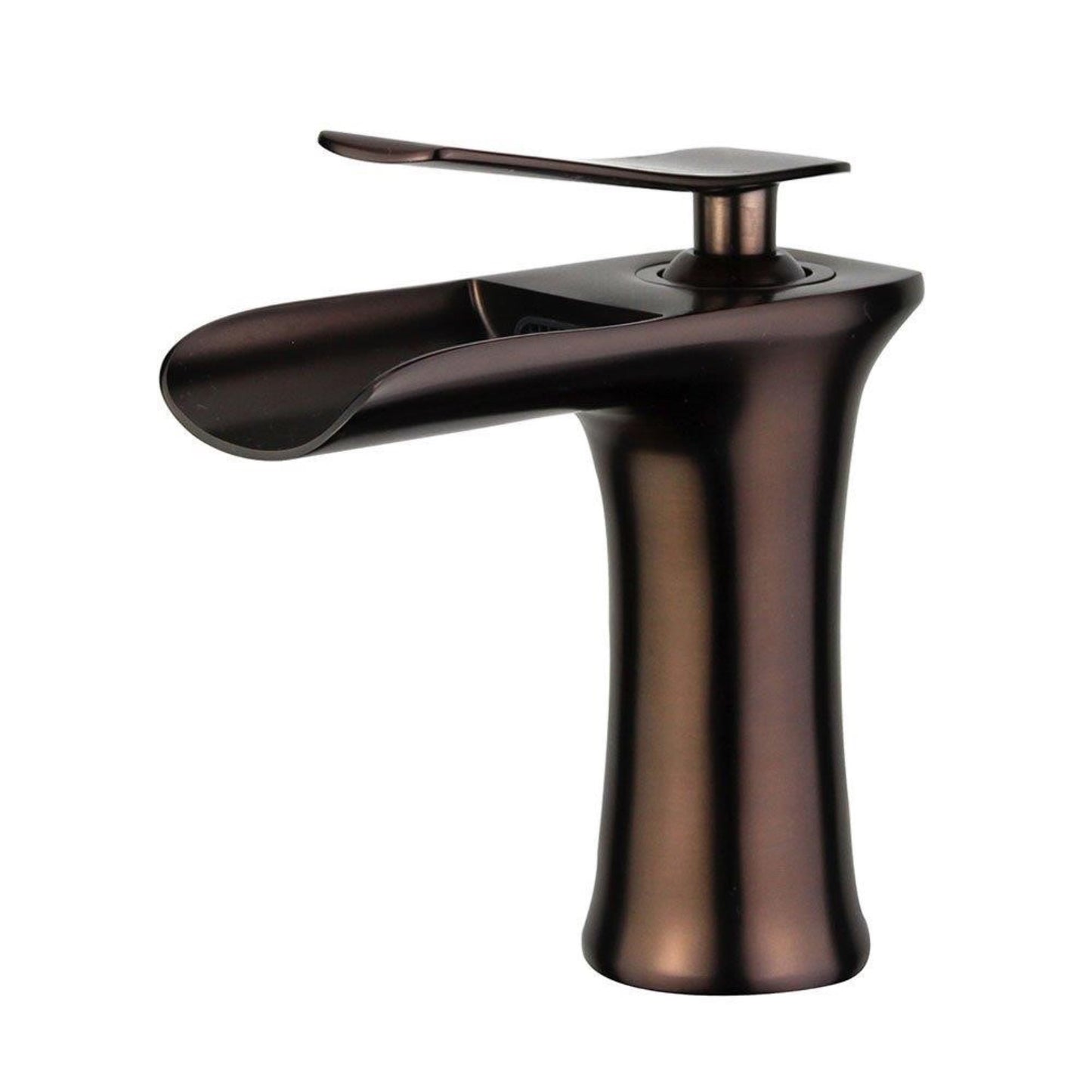 Logrono Single Handle Bathroom Vanity Faucet in Oil Rubbed Bronze Finish with Overflow