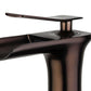 Logrono Single Handle Bathroom Vanity Faucet in Oil Rubbed Bronze Finish with Overflow