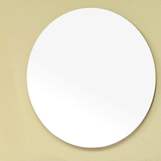 22 in Round Frameless Mirror