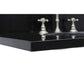 49 in. Black Galaxy Granite Top with Oval Sink