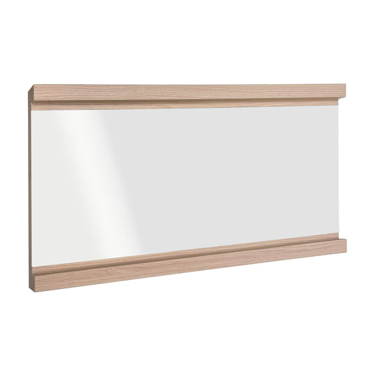 17.7-Inch Rectangular Framed Mirror In Neutural Finish