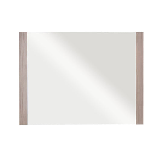 23.6-Inch Rectangular Framed Frame Mirror In Light Gray EP Finish