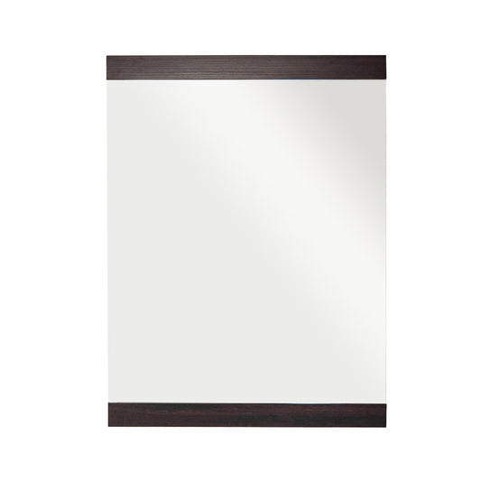 23.6-Inch Rectangular Framed Frame Mirror In Dark Gray RG Finish