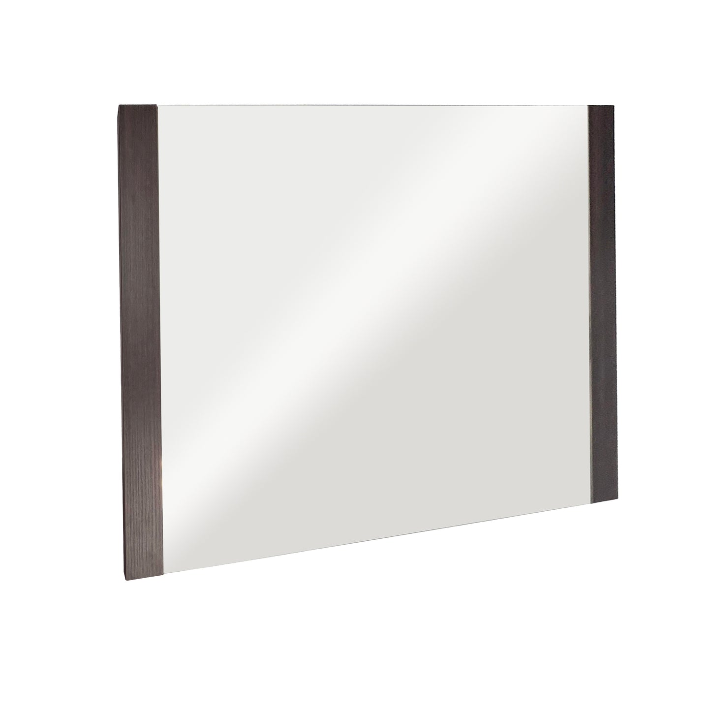 23.6-Inch Rectangular Framed Frame Mirror In Dark Gray RG Finish