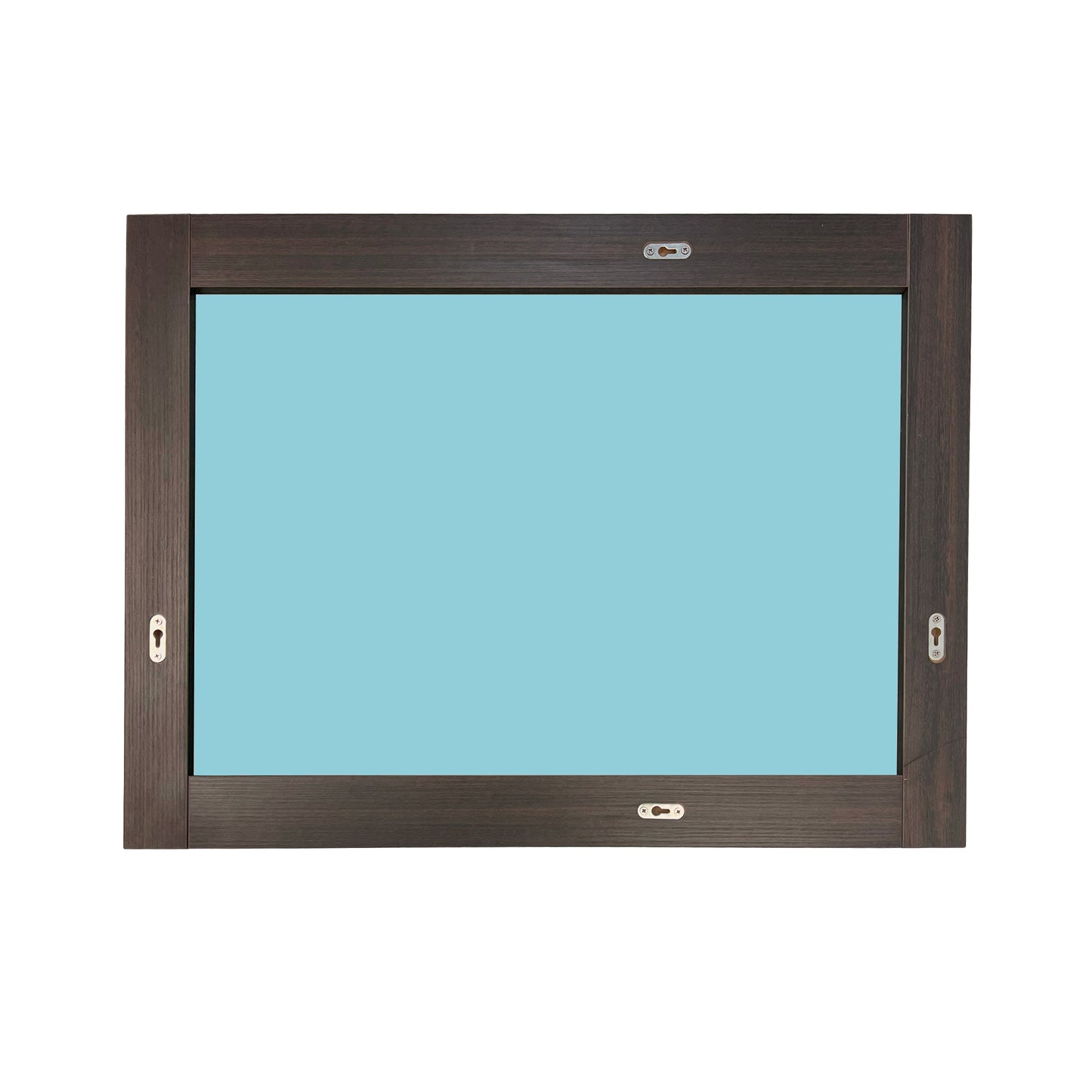 23.6-Inch Rectangular Framed Frame Mirror In Dark Gray RG Finish