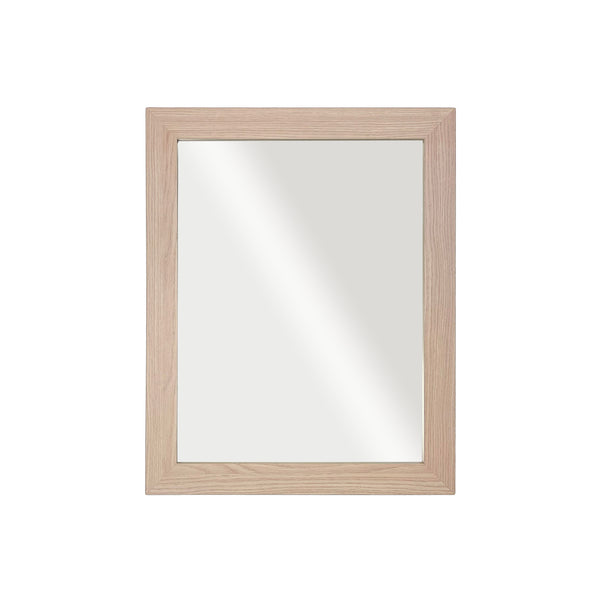 24 in. Rectangle Framed Mirror in Neutral Finish