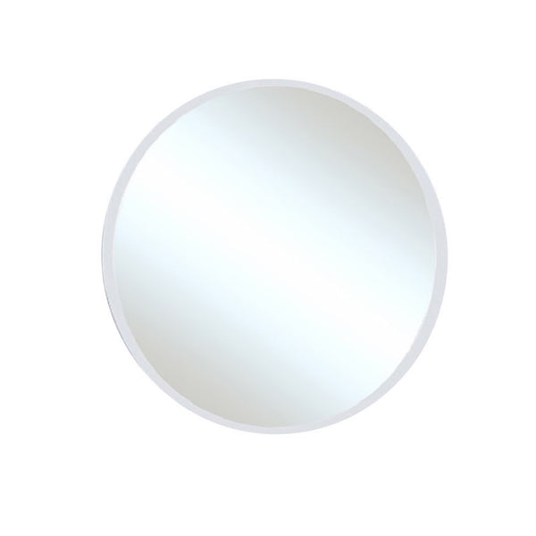 27 in. Round Frameless Mirror