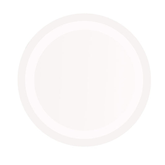 36 in. Round LED Bordered Illuminated Mirror