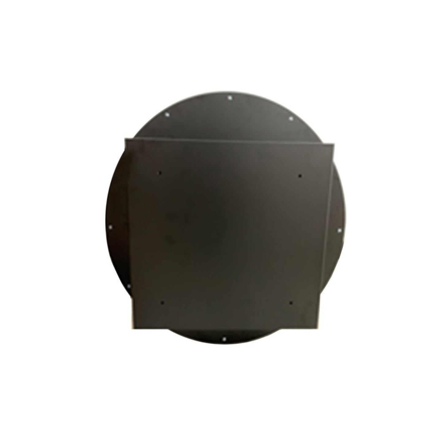 Round Metal Frame Medicine Cabinet in Matte Black