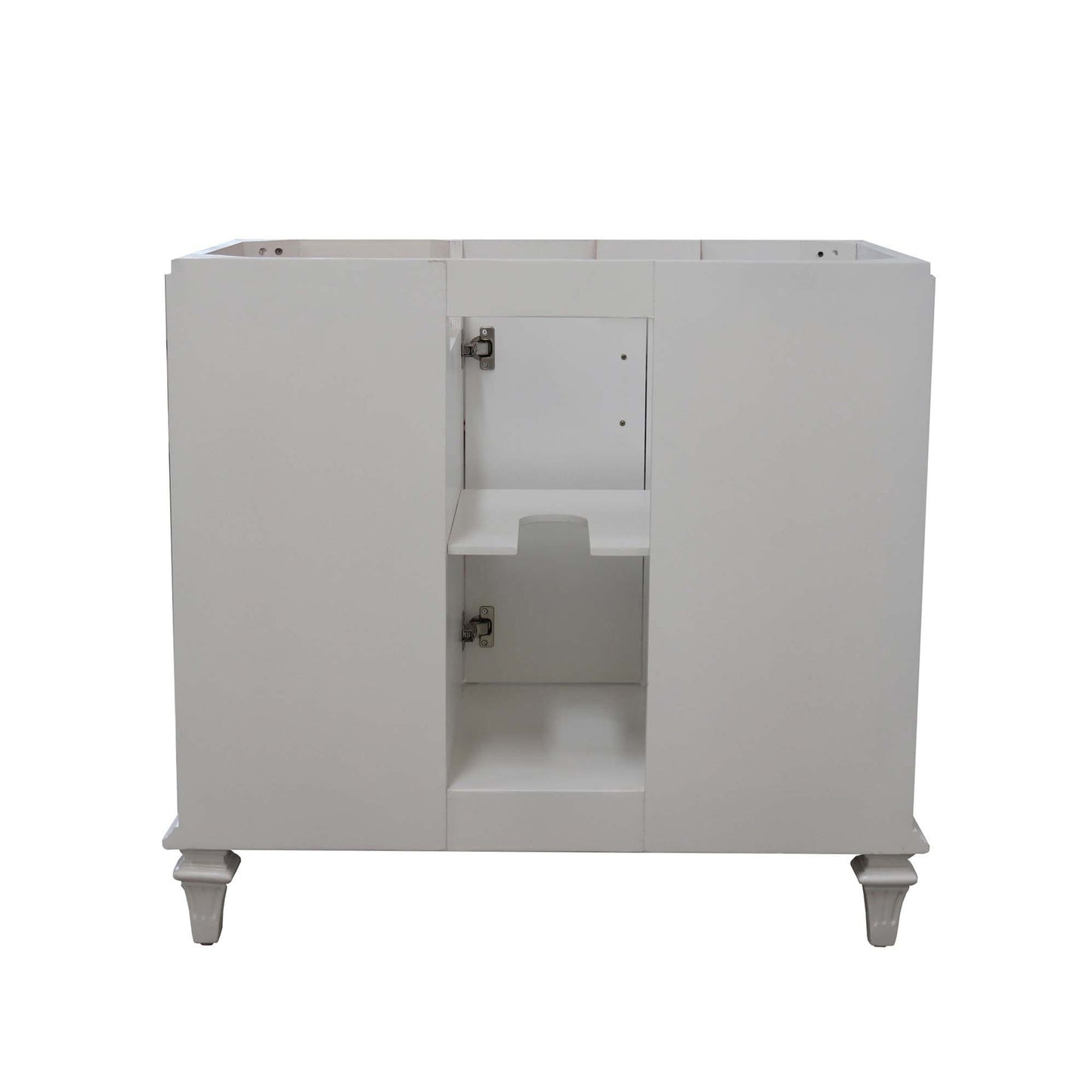 37 in. Single Sink Vanity in Weathered Neutral with Engineered Quartz Top