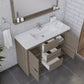 Sortino 48 Inch Modern Bathroom Vanity, Gray