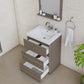 Paterno 24 inch Modern Bathroom Vanity, Gray