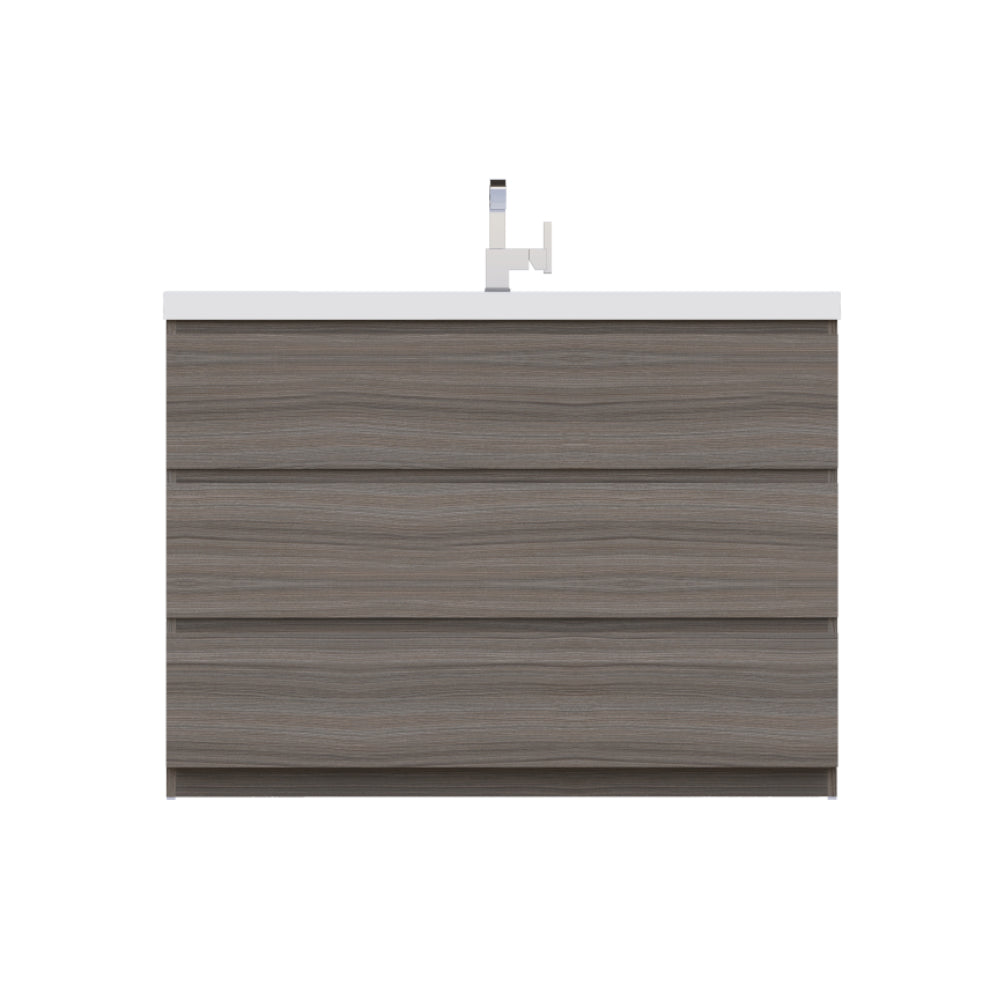 Paterno 48 inch Modern Bathroom Vanity, Gray