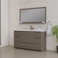 Paterno 60 inch Single Bathroom Vanity, Gray