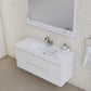 Paterno 48 inch Wall Mounted Bathroom Vanity, White