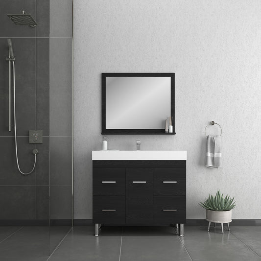 Ripley 42 inch Modern Bathroom Vanity Black