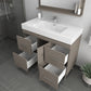 Ripley 39 inch Modern Bathroom Vanity Gray