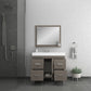 Ripley 39 inch Modern Bathroom Vanity Gray