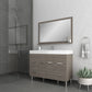 Ripley 48 inch Modern Bathroom Vanity Gray