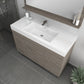 Ripley 48 inch Modern Bathroom Vanity Gray