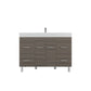 Ripley 48 inch Modern Bathroom Vanity Gray