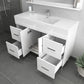 Ripley 48 inch Modern Bathroom Vanity White