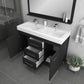 Ripley 48 inch Double Modern Bathroom Vanity Black