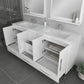 Ripley 67 inch Double Bathroom Vanity White