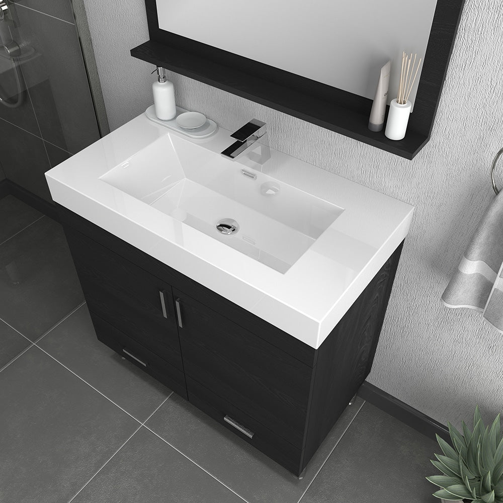 Ripley 36 inch Modern Bathroom Vanity Black