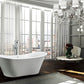 Ancona 71 in. Freestanding Bathtub in Glossy White