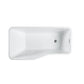 Florence 59 in. Freestanding Bathtub in Glossy White