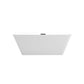 Brussels 67 in. Freestanding Bathtub in Glossy White