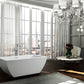 Livorno 59 in. Freestanding Bathtub in Glossy White