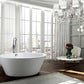 Udine 67 in. Freestanding Bathtub in Glossy White