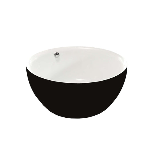 Parma 59 inch Freestanding Bathtub in Black