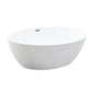 Enna 65 in. Freestanding Bathtub in Glossy White